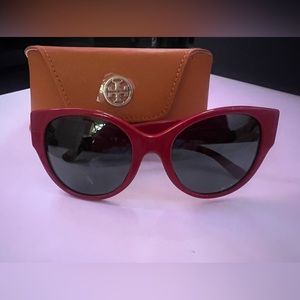 TORY BURCH Cat Eye Red Sunglasses